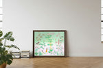Framed room mockup - leaning