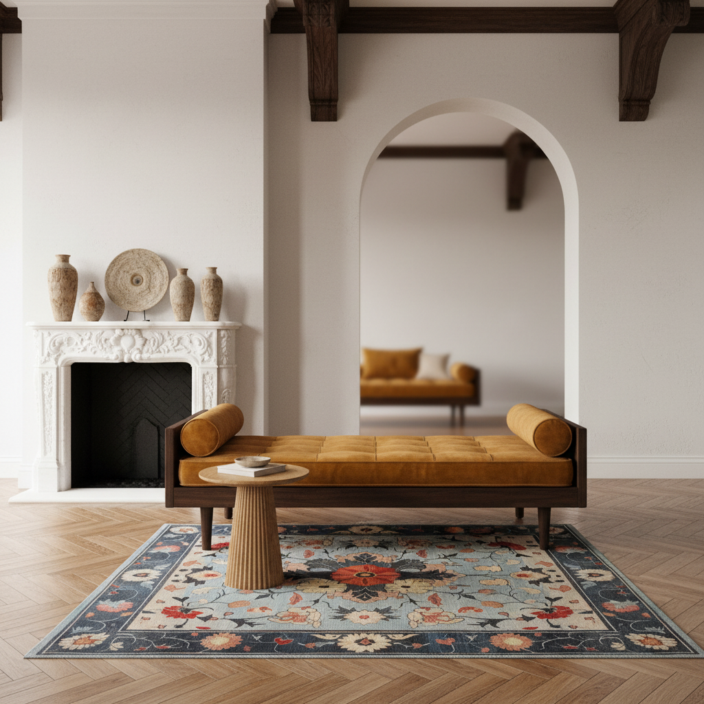 Celestial Blooms Hand Tufted Rug