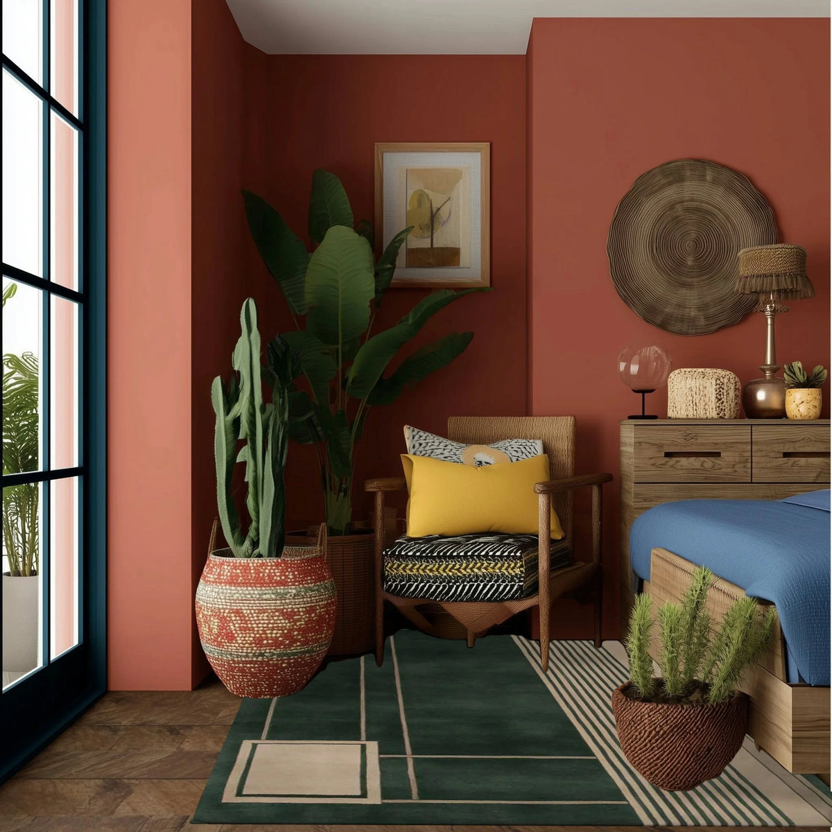 Celestial Flight Hand Tufted Wool Rug