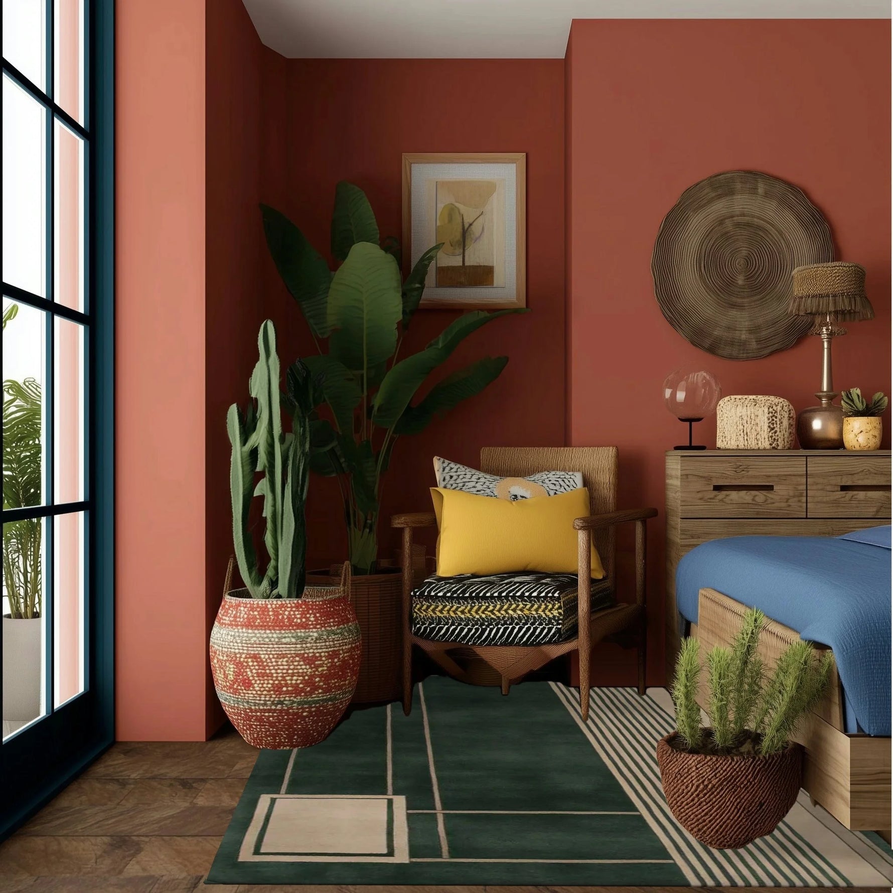 Celestial Flight Hand Tufted Wool Rug