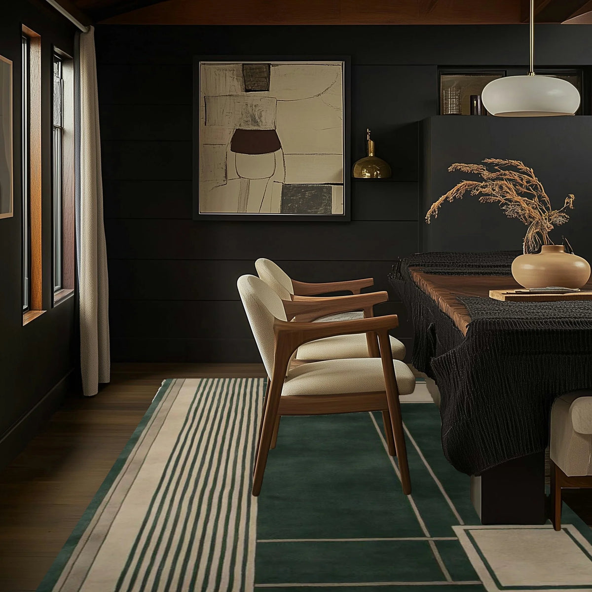 Celestial Flight Hand Tufted Wool Rug