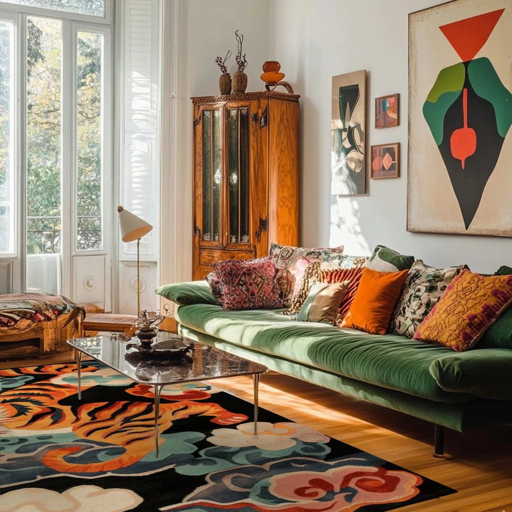 Celestial Prowl Hand Tufted Rug