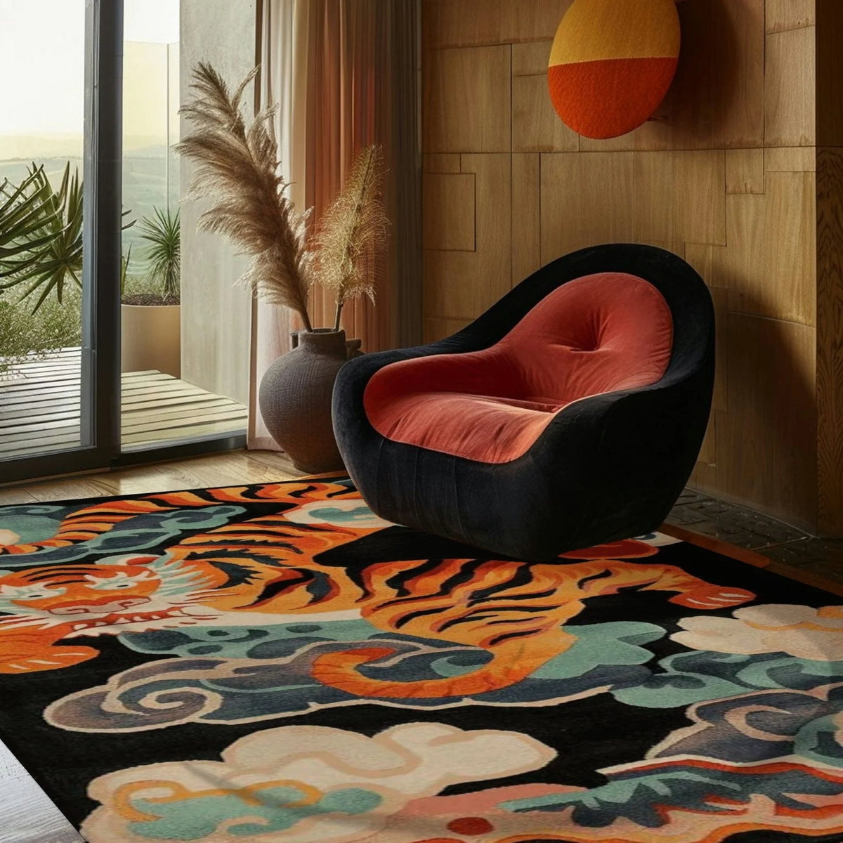 Celestial Prowl Hand Tufted Rug