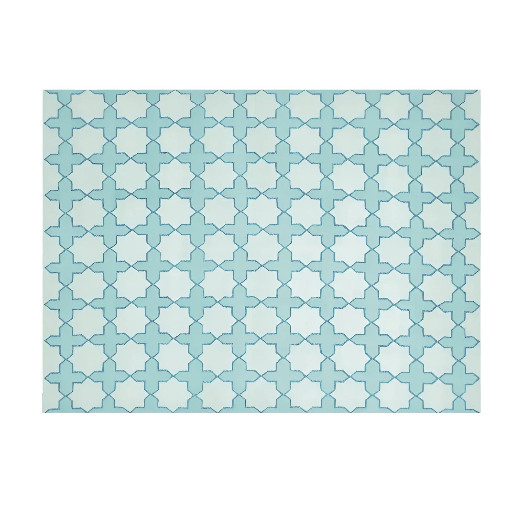 Chateau Classic Dhurrie Cotton Rug - Blue