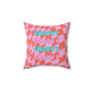 Checker Groovy Throw Pillow