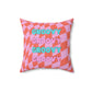 Checker Groovy Throw Pillow