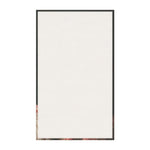 Chic Renaissance Chicken Cotton Kitchen Towel showing mostly white reverse side with pink couture chicken print peeking at bottom