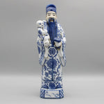 Chinese Gods Hand Painted Ceramic Figurines God of fortune
