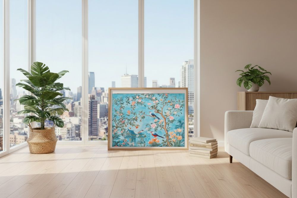Framed room mockup - loft