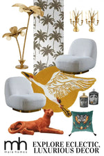 Chinoiserie Crane over the Sun Hand Tufted Wool Rug, a stunning area rug perfect for living rooms and dining rooms. This vibrant round rug features an elegant crane design in warm tones, adding a touch of luxury to your home decor.