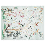 This Chinoiserie Garden Bliss Hand Tufted Area Rug features a vibrant design with intricate bird and floral patterns, making it a stunning choice for rugs for living room. Ideal as a living room rug 8x10, this wool rug adds elegance and charm to any space.