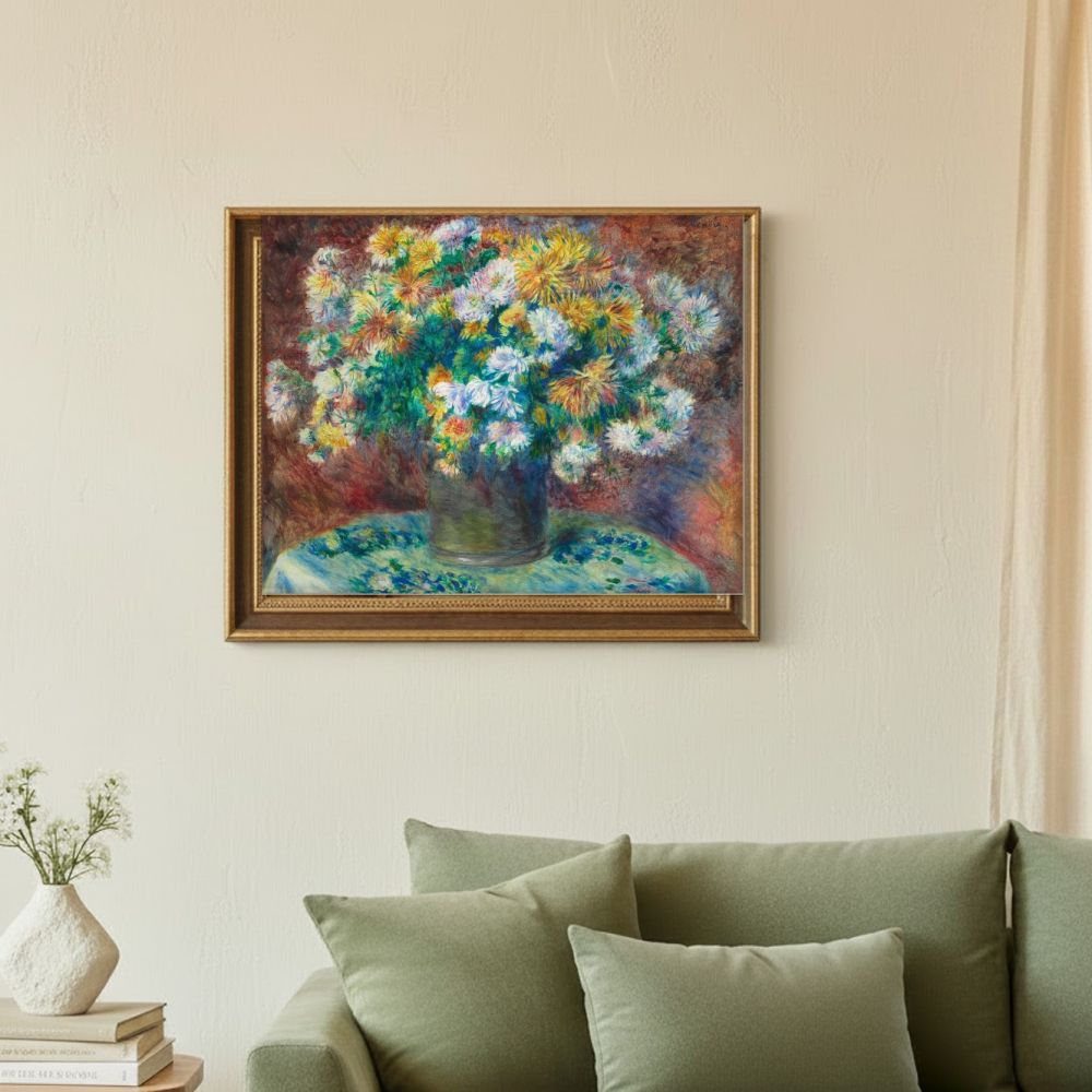 Framed room mockup - sage
