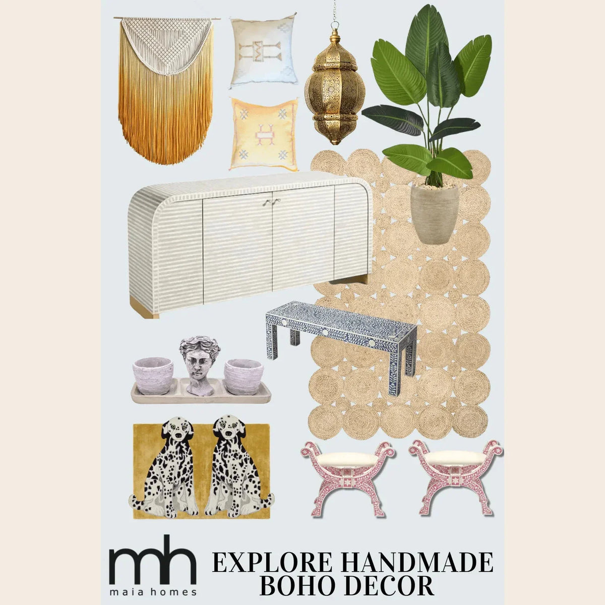 Circle of Life Braided Area Jute Rug - Natural