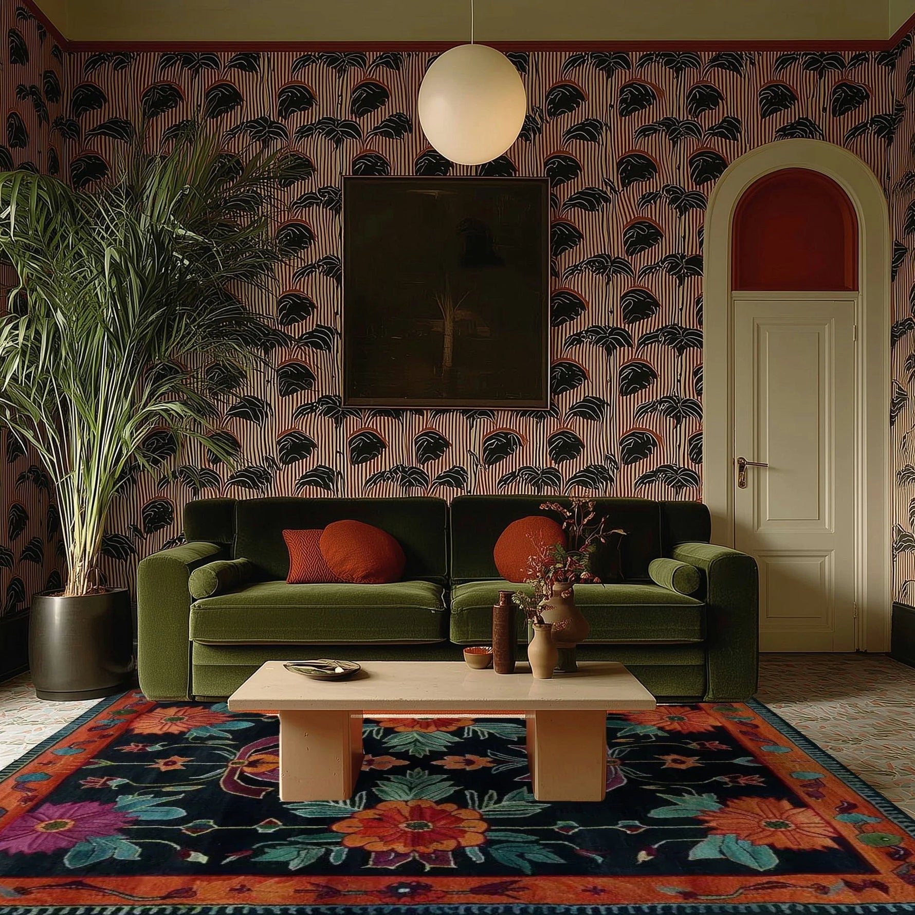 Classic Bloom Hand Tufted Wool Rug