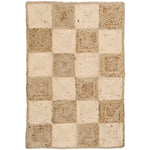 A beautiful Classic Checker Jute Rug in natural color, ideal for transforming your living space. This large area rug features a charming checkerboard pattern, making it perfect for living rooms. The natural tones of the jute material offer a cozy and earthy vibe, fitting well as an 8x10 rug.