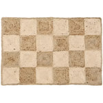 This image showcases a Classic Checker Jute Rug in a natural color, perfect for enhancing any living room space. The large area rug features a charming checker pattern, ideal for those seeking stylish area rugs for the living room. Measuring 8x10, this jute rug combines durability with aesthetic appeal, making it a great choice for those looking for living room rugs that are both functional and decorative.