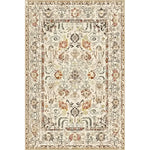 Elegant Classic Maia Traditional Printed Area Rug featuring intricate patterns in warm tones, perfect for enhancing the ambiance of a living room or office space.