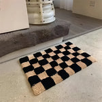 Classic Retro Checkerboard Bath Mat