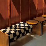 Classic Retro Checkerboard Bath Mat