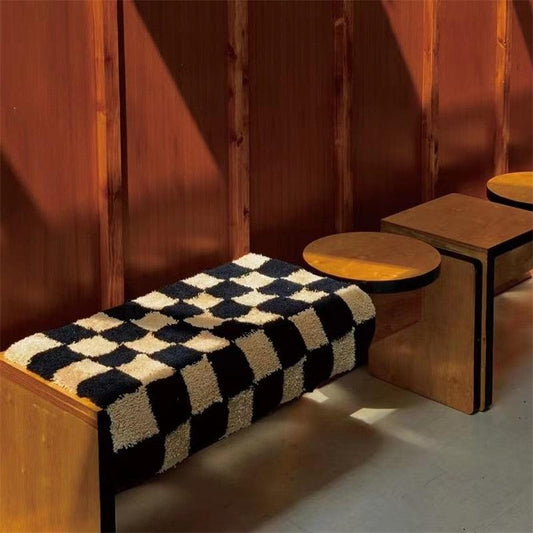 Classic Retro Checkerboard Bath Mat - MAIA HOMES