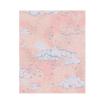 This is an enchanting area rug featuring a pink sky with fluffy clouds and twinkling stars, perfect for adding a dreamy touch to any living room. Made from hand-tufted wool, this rug is an ideal choice for those seeking unique rugs for living room or vintage rug styles. Its soft texture and whimsical design make it equally suitable as a hallway runner rug, kitchen rug, or even a bathroom runner rug, enhancing any space with its artistic charm.