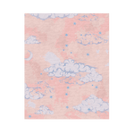 Clouds and Star Pink Sky Hand Tufted Wool Rug