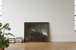 Framed room mockup - leaning