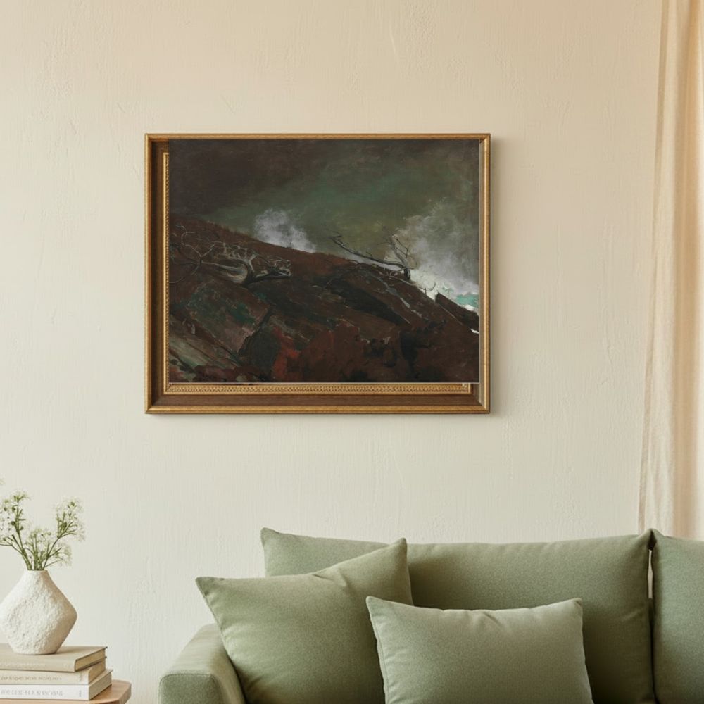 Framed room mockup - sage