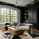 Color Block Code Hand Tufted Rug
