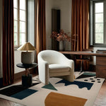 Color Block Code Hand Tufted Rug