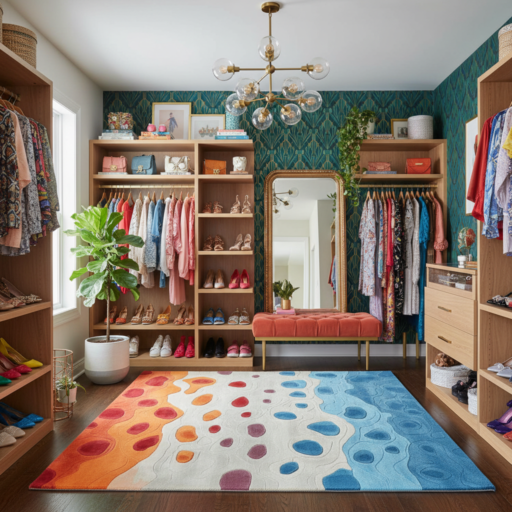 Color Melt Shore Hand Tufted Rug