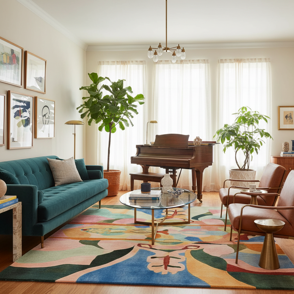 Colorfield Dreamscape Hand Tufted Rug