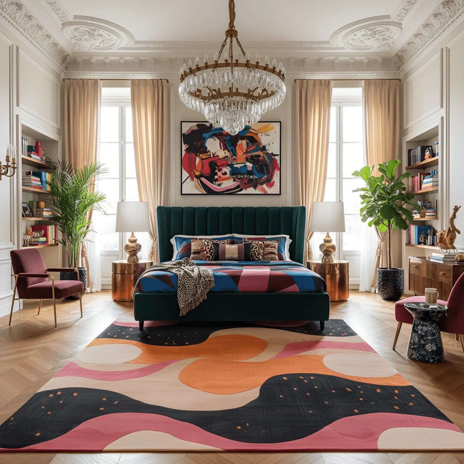 Colorstream Hand Tufted Wool Rug - MAIA HOMES