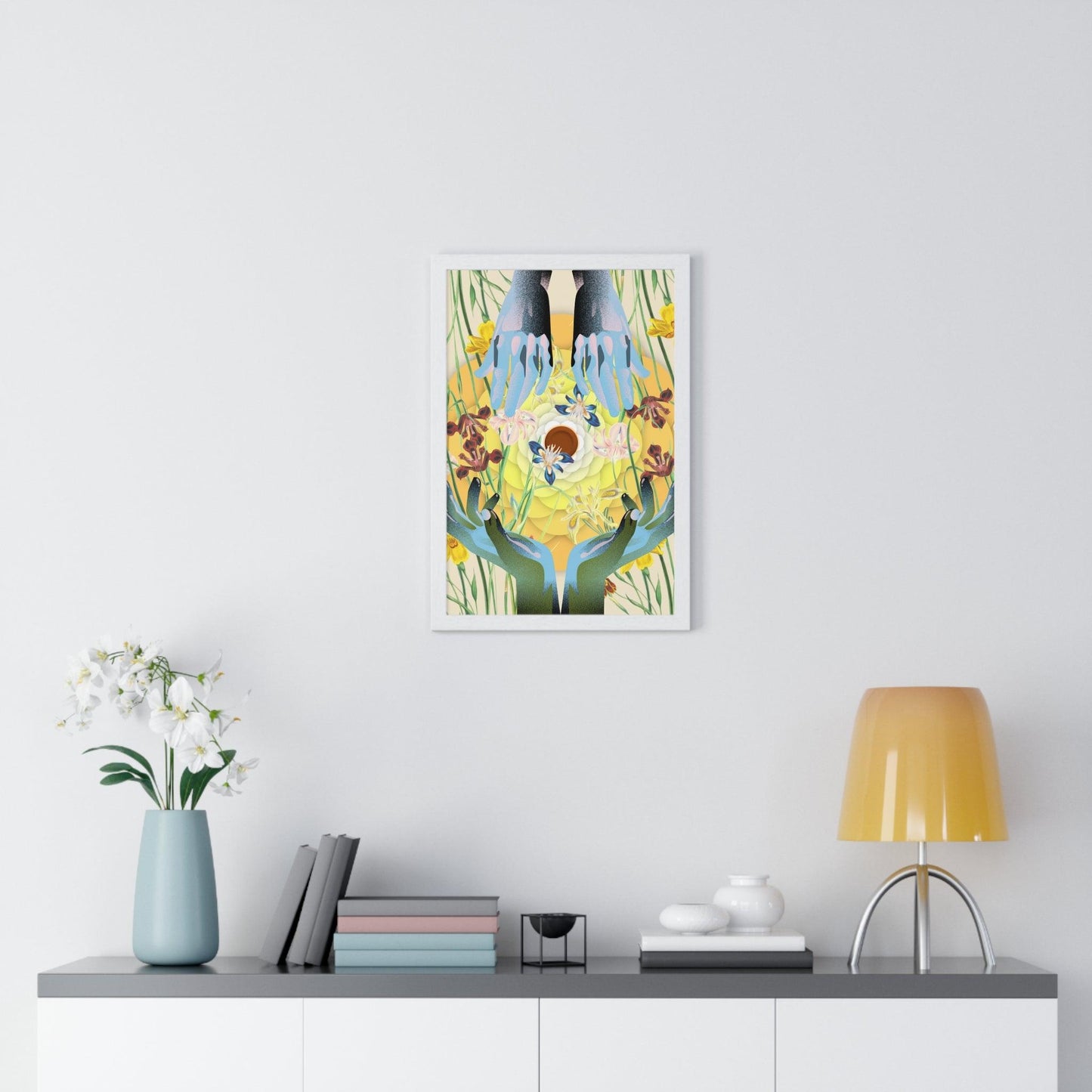 Come to Me Framed Vertical Poster - MAIA HOMES