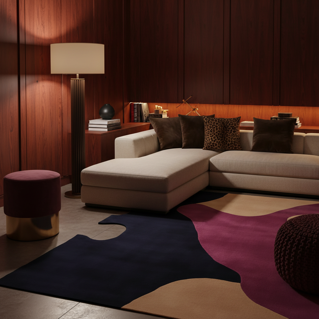 Contour Line Hand Tufted Rug
