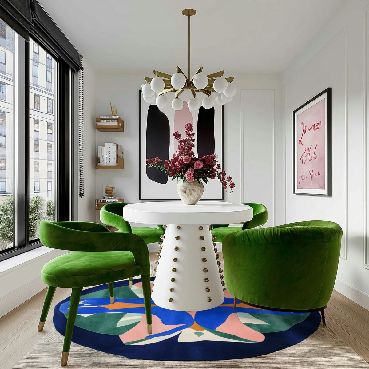 Contours of Thought Hand Tufted Rug