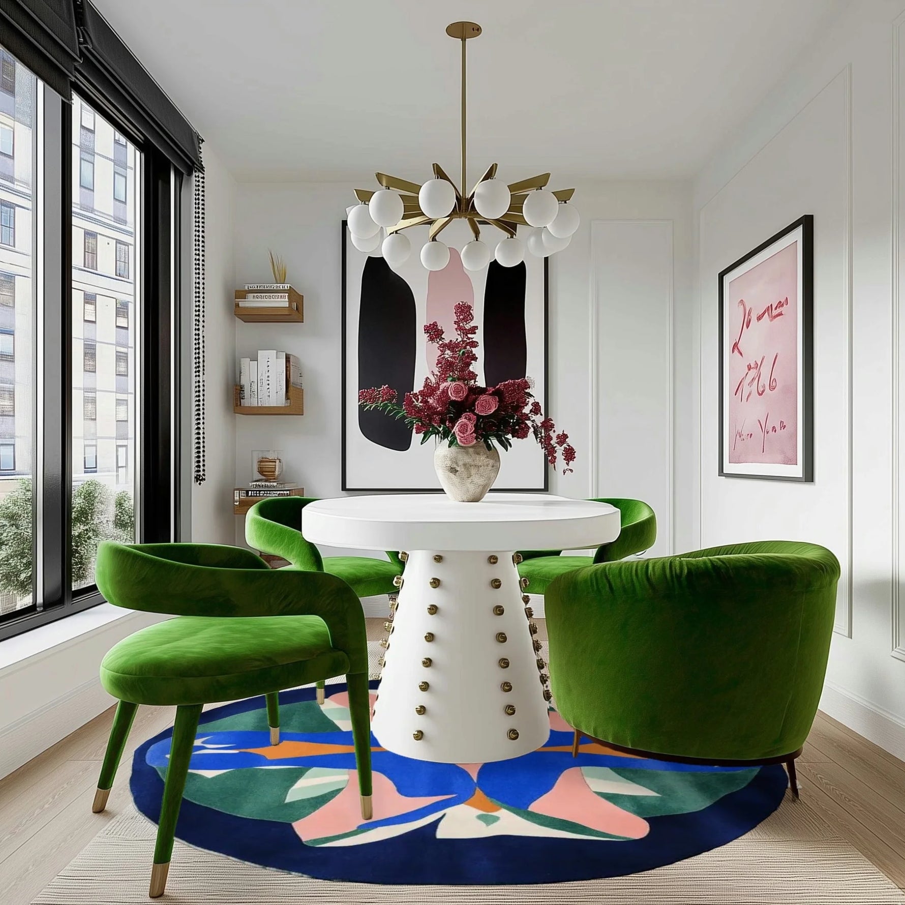 Contours of Thought Hand Tufted Rug