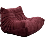 Burgandy Classic Lazy Lounge Chair Corduroy