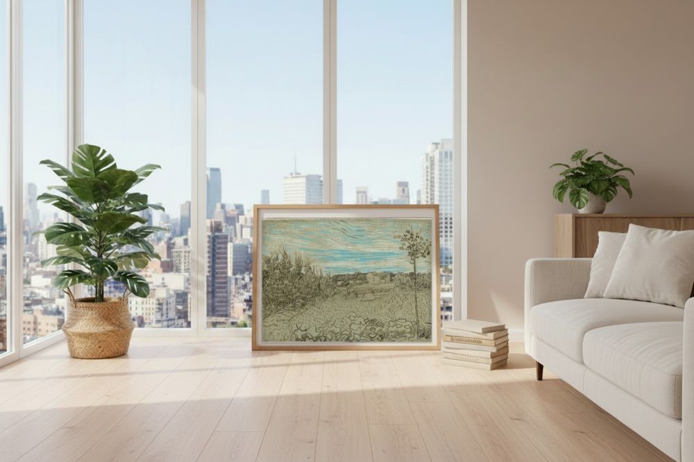 Framed room mockup - loft