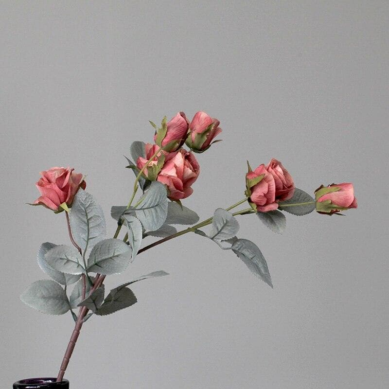 Country Blossoming Roses Stem - Pack of 2 Country Blossoming Roses Stem - Pack of 2 