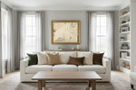 Framed room mockup - gold