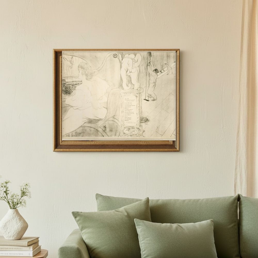 Framed room mockup - sage