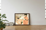 Framed room mockup - leaning