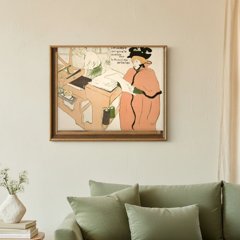 Framed room mockup - sage