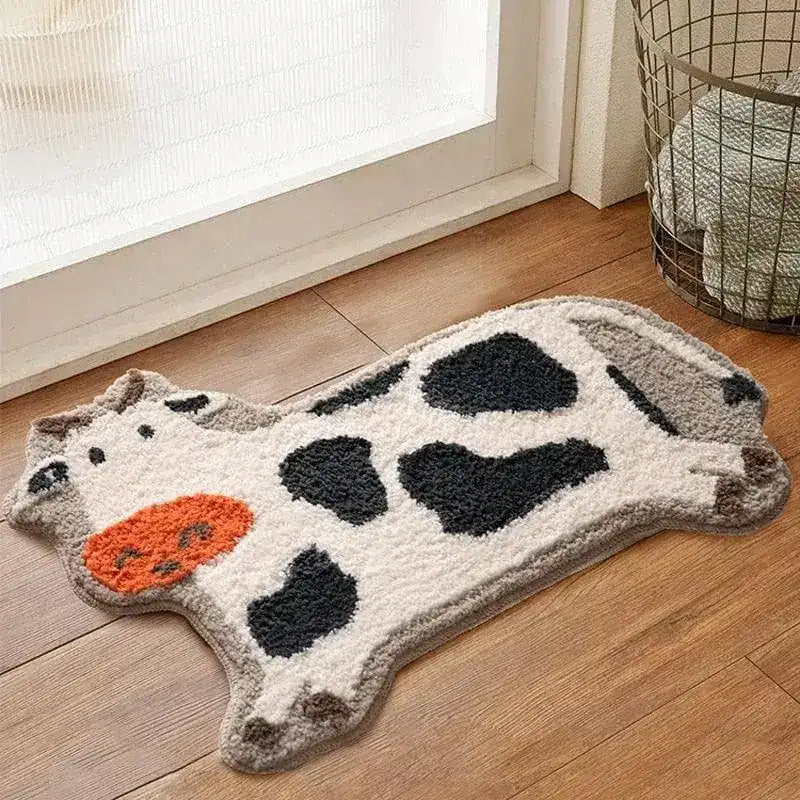 Cow-Shaped Bath Mat