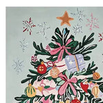 Capture the holiday spirit with this Cozy Christmas Magic Hand Tufted Area Rug. Featuring a vibrant Christmas tree adorned with colorful ornaments and ribbons, this wool rug adds warmth and charm to any living room. Perfect for those seeking large living room area rugs that make a festive statement.