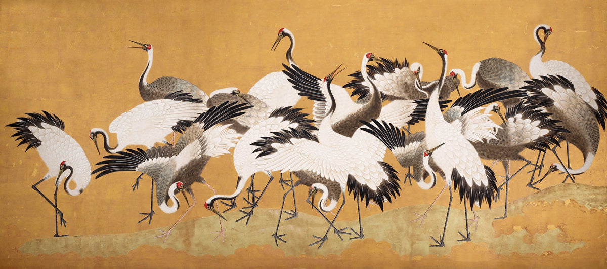 Crane Birds Wallpaper Mural