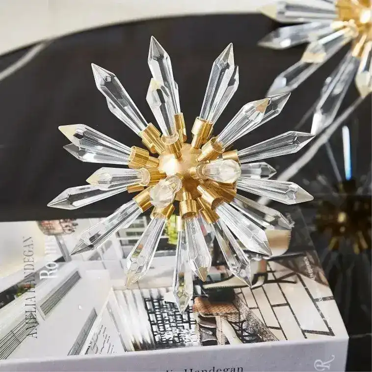 Creative Crystal Sea Urchin Sculpture - MAIA HOMES