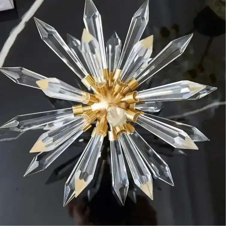 Creative Crystal Sea Urchin Sculpture - MAIA HOMES