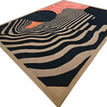 Crimson Noir Classic Hand Tufted Rug 